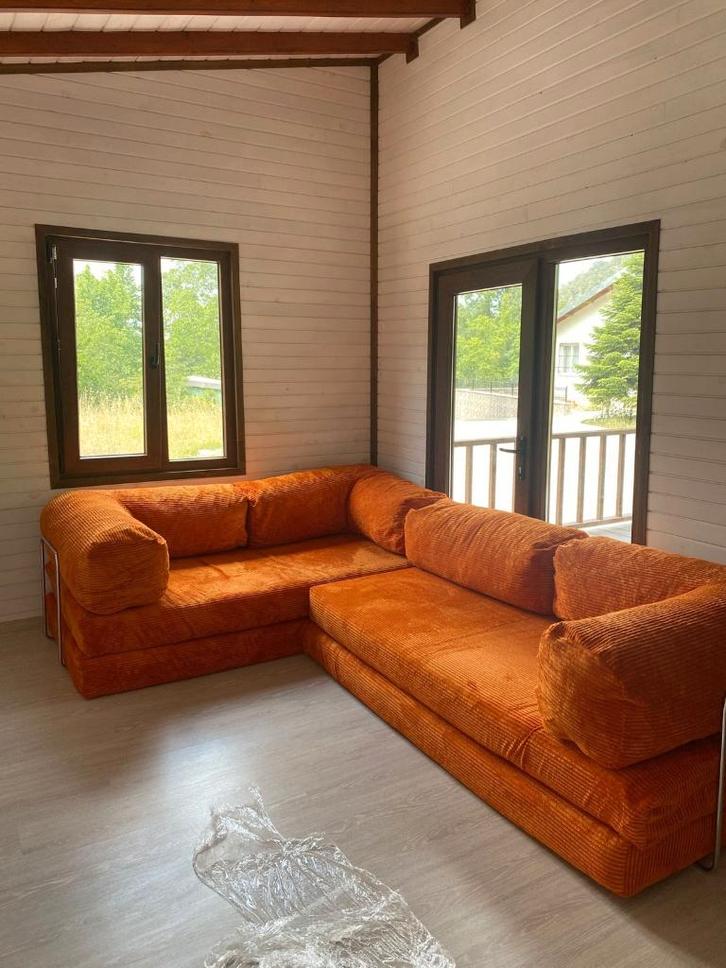 Hoekbank modulair, Huis en Inrichting, Zetels | Zetels, Nieuw, Hoekbank, Overige maten, 300 cm of meer, 100 tot 125 cm, Ophalen of Verzenden