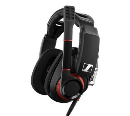 Casque micro Sennheiser GSP 500 (PC/console), Computers en Software, Headsets, Gebruikt, Over-ear, Bedraad, Gaming headset, Inklapbare microfoon