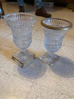 2 glazen vaasjes, Antiek en Kunst, Antiek | Glaswerk en Kristal, Ophalen