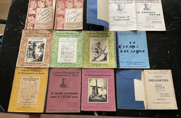 Collection Pédagogique de l'Enseignement du Dessin - Liénaux, Hobby en Vrije tijd, Tekenen, Ophalen of Verzenden