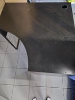 Bruine hoekbureau, Huis en Inrichting, Bureaus, Ophalen, Gebruikt, Bureau