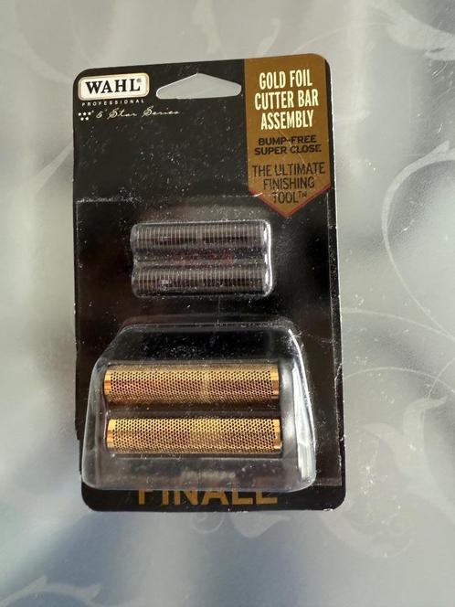Onuitgepakt/nieuw scheerfolie goud+kop Wahl shaver Finale, Elektronische apparatuur, Persoonlijke Verzorgingsapparatuur, Nieuw