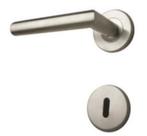 Deurklinken Inox H001 met sleutelplaatjes - PROMO, Doe-het-zelf en Bouw, Hang- en Sluitwerk, Ophalen of Verzenden, Nieuw, Inox
