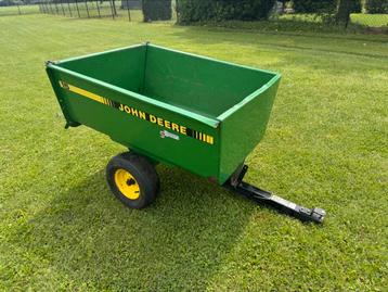 John deere 15 kipper aanhanger zitmaaier beschikbaar voor biedingen