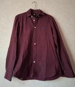WE Fashion Stretch Oxford Overhemd - Bordeaux Rood - Maat XS, Kleding | Heren, Overhemden, Ophalen of Verzenden, Zo goed als nieuw