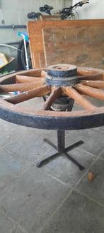 Table roue de caleche, Ophalen