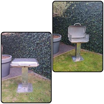 Roestvrije aluminium barbecue  beschikbaar voor biedingen