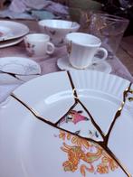 Kintsugi Seletti Servies - borden/tassen/glazen…, Huis en Inrichting, Ophalen, Zo goed als nieuw, Bord(en)