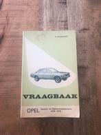 Vraagbaak Opel Ascona & Manta 1975-1978, Auto diversen, Handleidingen en Instructieboekjes, Ophalen of Verzenden