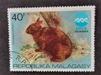Madagascar 1975 - wilde dieren - amamikonijn, Ophalen of Verzenden, Overige landen, Gestempeld