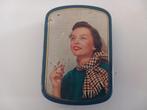 Antiek blikken doosje retro brocante Sigarettendoosje Rizla, Ophalen of Verzenden