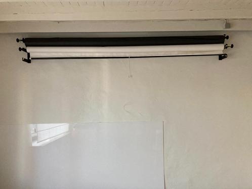 ophangsysteem en rollen voor achtergrondpapier/doek, Hobby en Vrije tijd, Overige Hobby en Vrije tijd, Gebruikt, Ophalen