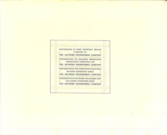 Antverpia by The Antwerp Engineering Company - 1911, Boeken, Geschiedenis | Stad en Regio, Gelezen, Ophalen of Verzenden