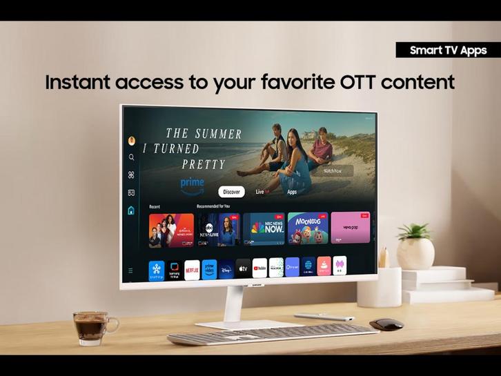 Samsung Smart Monitor 32 4K Etat Neuf, Audio, Tv en Foto, Televisies, Zo goed als nieuw, Samsung, Ophalen