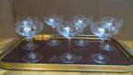 Vintage 7 kristal champagne coupes, Ophalen