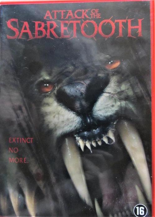 DVD HORROR- ATTACK OF THE SABRETOOTH, CD & DVD, DVD | Horreur, Utilisé, Monstres, Tous les âges, Enlèvement ou Envoi