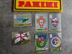 PANINI VOETBAL EURO 2000 STICKERS 6X EMBLEMEN BADGES GREEN, Verzenden, Nieuw