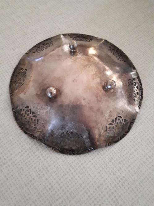 Antiek verzilverd schaaltje., Antiek en Kunst, Antiek | Schalen, Ophalen of Verzenden