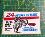 Sticker 24h Le Mans Moto 1979 Ste Pernod, Verzamelen, Ophalen of Verzenden