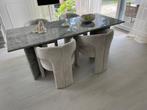 Eettafel van echt graniet, Huis en Inrichting, Tafels | Eettafels, Overige materialen, 100 tot 150 cm, 200 cm of meer, Ophalen of Verzenden