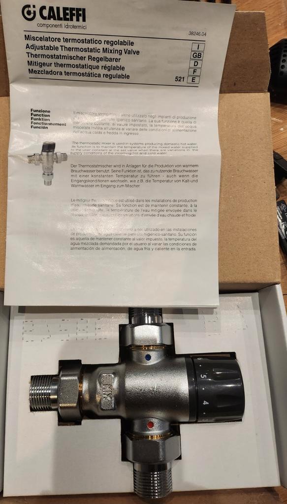 Mitigeur thermostatique Caleffi (nouveau), Bricolage & Construction, Sanitaire, Enlèvement