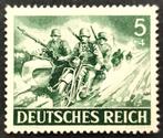 Deutsches Reich: Motorradfahrer 1943, Timbres & Monnaies, Timbres | Europe | Allemagne, Autres périodes, Enlèvement ou Envoi