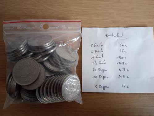 ZWITSERSE FRANKEN - GRAAG RUILEN VOOR BRITSE POND, Postzegels en Munten, Munten en Bankbiljetten | Verzamelingen, Munten en Bankbiljetten