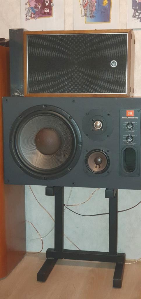 2 ×JBL 4412 STUDIO MONITOR 0475 23 67 29, TV, Hi-fi & Vidéo, Enceintes, Utilisé, JBL, Enlèvement