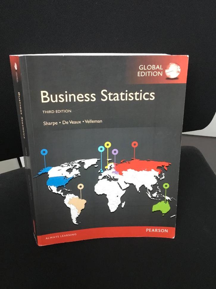 Statistiek / Business Statistics 3rd edition / 9781292058696, Boeken, Studieboeken en Cursussen, Gelezen, Hoger Onderwijs, Ophalen of Verzenden