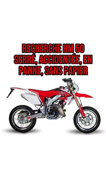 Recherche Honda hm 50 / hm50 vent 50 moto 50cc honda 