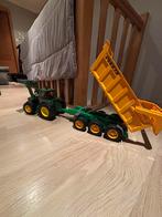 Bruder tractor met aanhangwagen, Kinderen en Baby's, Ophalen, Zo goed als nieuw