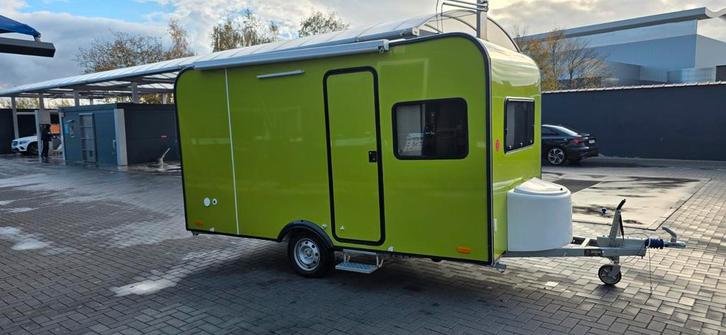 Caravan 750 kg – Geen rijbewijs, Caravans en Kamperen, Caravans, Bedrijf, Luifel, Uitbouw voortent, Ophalen