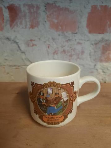 Vintage kopje Villeroy & Boch - Douwe Egberts, Antiek en Kunst, Ophalen of Verzenden