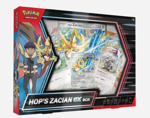 Pokémon Hop’s Zacian ex Box – Slechts €27,95!, Hobby en Vrije tijd, Verzamelkaartspellen | Pokémon, Nieuw, Booster, Ophalen of Verzenden