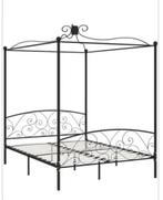 Hemelbed, Huis en Inrichting, Slaapkamer | Bedden, Ophalen, Gebruikt, Zwart, Romantisch