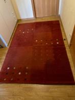 Tapijt 160x230, rood met blokjesmotief, Maison & Meubles, Ameublement | Tapis & Moquettes, Enlèvement, Rouge