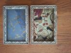 Brocante houten fotolijst zilverkleurig 2 stuks voor 10 euro, Ophalen of Verzenden