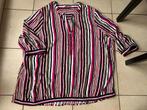 Leuke gestreepte blouse - Maat 52, Kleding | Dames, Grote Maten, Ophalen of Verzenden, Blouse of Tuniek