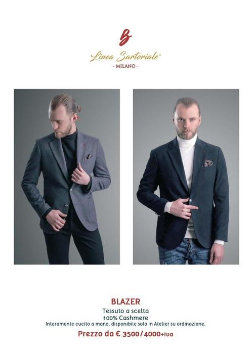 Blazer 100% CHASMERE, Kleding | Heren, Kostuums en vesten, Nieuw, Maat 56/58 (XL), Grijs, Ophalen of Verzenden