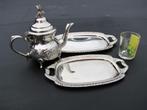zilveren theepot en dienbladen. Decoratief artikel!, Ophalen of Verzenden