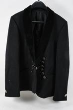 Smoking jacket wool & velvet kraag / zeiler jacket. M 50, Kleding | Heren, Kostuums en vesten, Zwart, Zo goed als nieuw, ZEILER