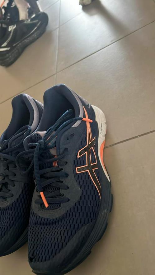 Blauw roze acics maatje 40, Sport en Fitness, Loopsport en Atletiek, Gebruikt, Hardloopschoenen, Hardlopen, Asics, Ophalen