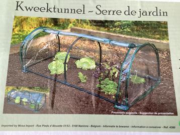 Kweektunnel 2 stuks NIEUW  beschikbaar voor biedingen