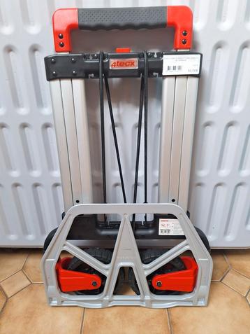 Diable pliable 4tecx 125 kg avec sangles valeur 85€, Doe-het-zelf en Bouw, Transportwagens, 100 liter of meer, Ophalen, Nieuw