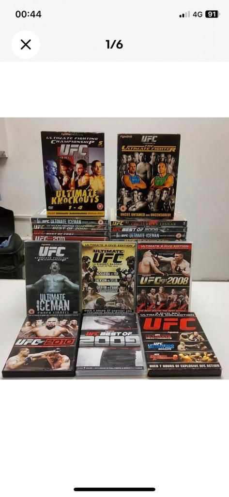 35 x UFC DVD, Cd's en Dvd's, Dvd's | Sport en Fitness, Gebruikt, Verzenden