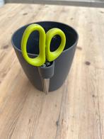 Bloempot met kruidenschaar, Tuin en Terras, Kunststof, Rond, Nieuw, Tuin