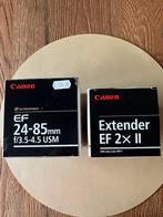 Canon Extender EF 2xII en EF 24-85mm f/3.5-4.5 USM, Audio, Tv en Foto, Ophalen, Nieuw