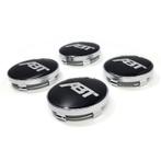 4 zwarte ABT-naafafdekkingen, Auto-onderdelen, Overige Auto-onderdelen, Ophalen of Verzenden, Nieuw, Audi