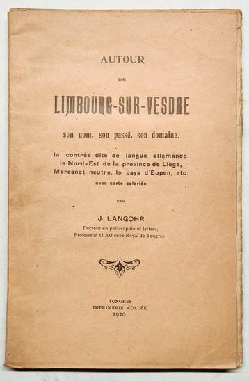 Limbourg-sur-Vesdre (1920). Met uitbouwbare kaart. beschikbaar voor biedingen