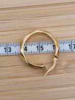 18k gouden oorringen, Geel, Goud